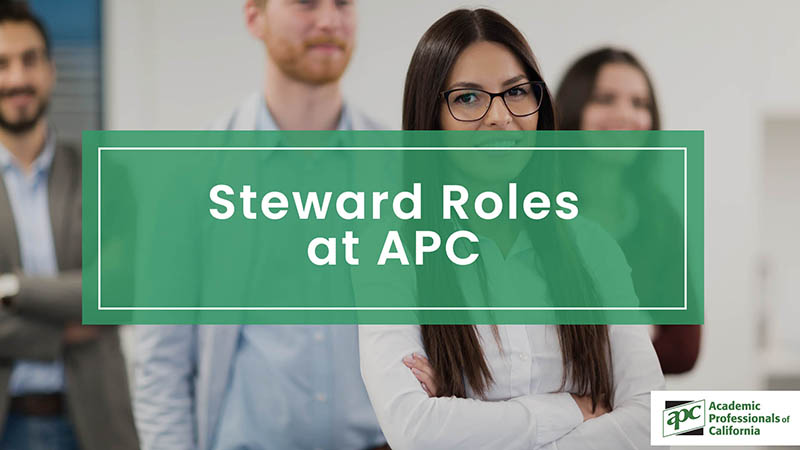 Steward Roles at APC
