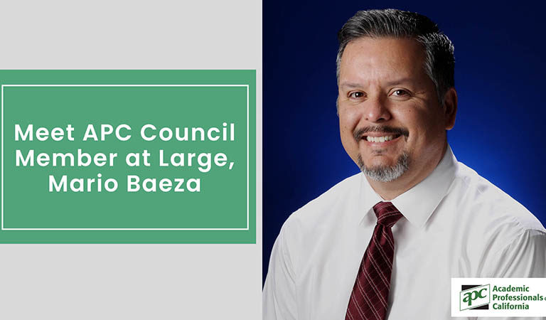 Meet APC Council Member at Large Mario Baeza