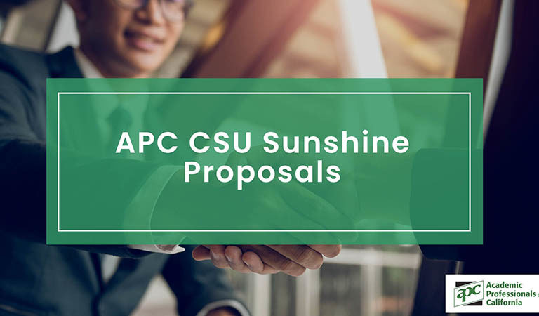 APC CSU Sunshine Proposals