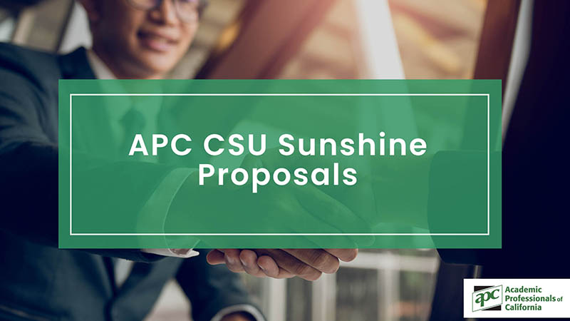 APC CSU Sunshine Proposals