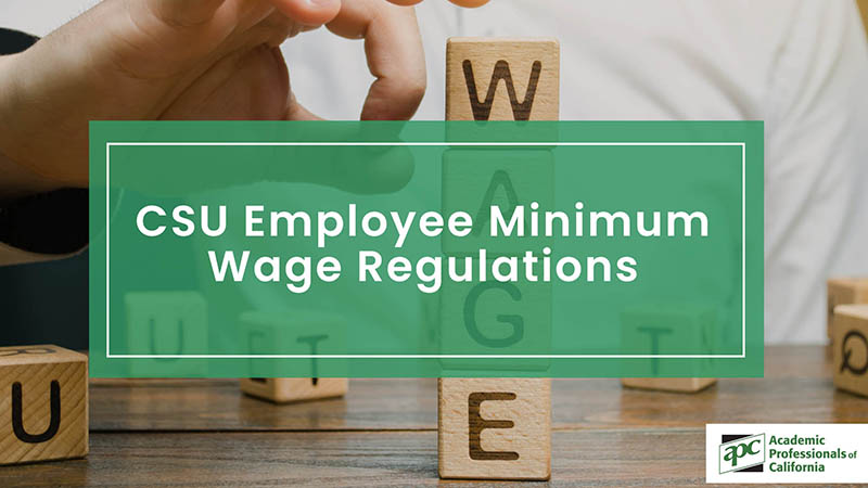 CSU Employee Minimum Wage Regulations