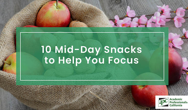 10 Mid-Day Snacks to Help You Focus