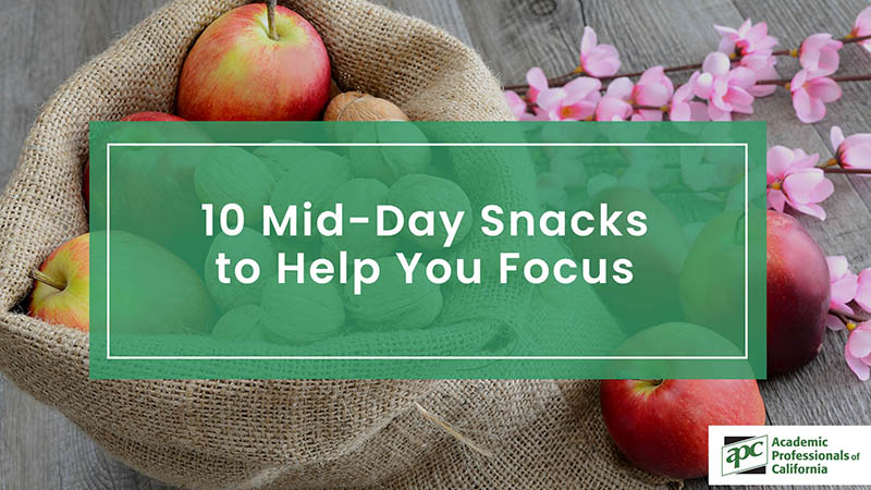 10 Mid-Day Snacks to Help You Focus