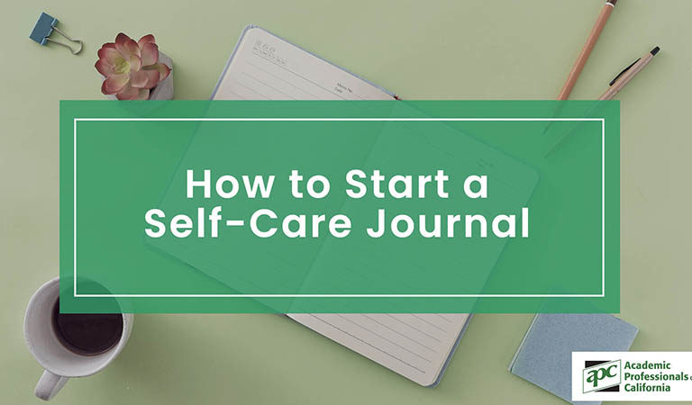 How to Start a Self-Care Journal