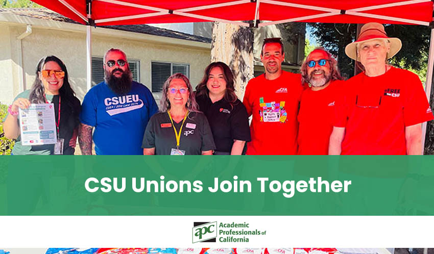 CSU Unions Join Together title
