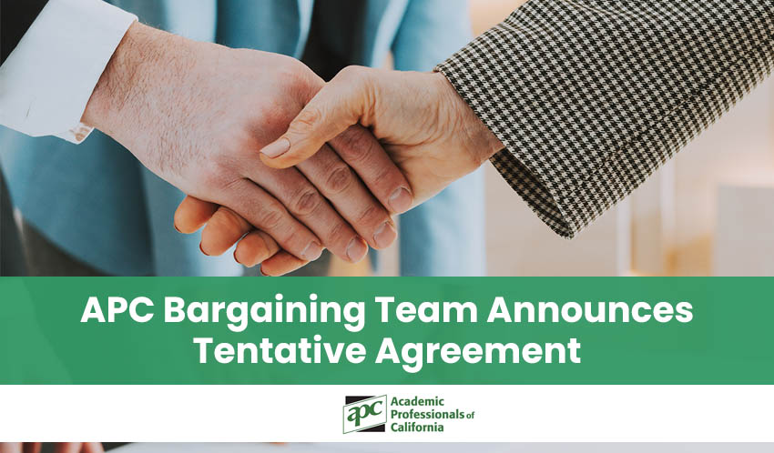 APC Bargaining Team Announces Tentative Agreement title