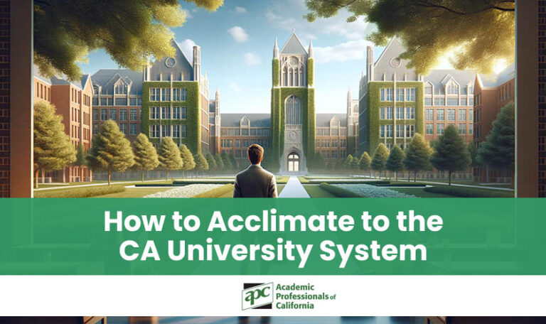 How to Acclimate to the CA University System title