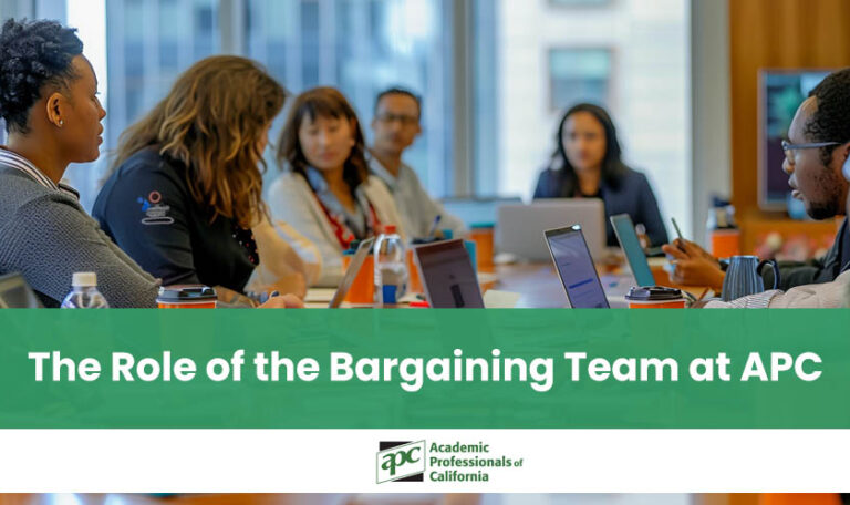 The Role of the Bargaining Team at APC