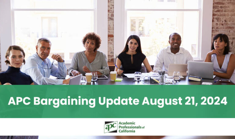 APC Bargaining Update August 21 2024