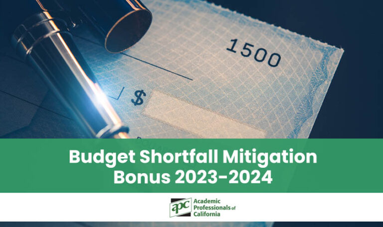 Budget Shortfall Mitigation Bonus 2023-2024