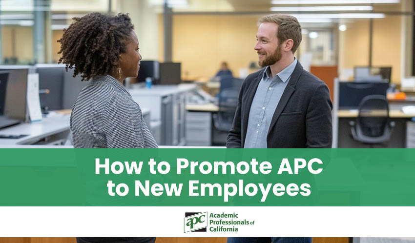 How to Promote APC to New Employees