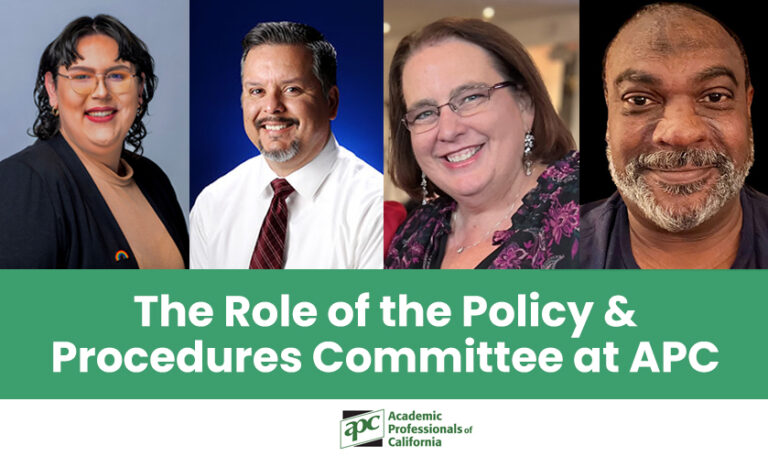 The Role of the Policy & Procedures Committee at APC