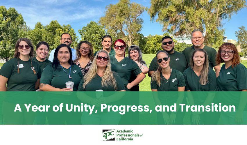 A Year of Unity Progress and Transition title