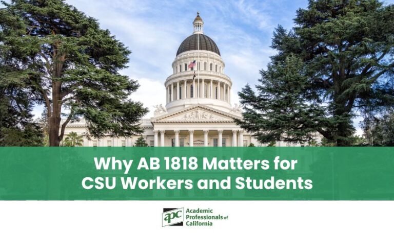 Why AB 1818 Matters for CSU Workers and Students title