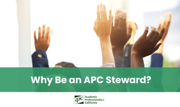 why be an apc steward