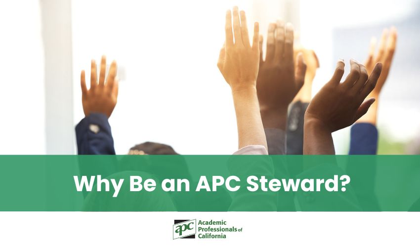 why be an apc steward