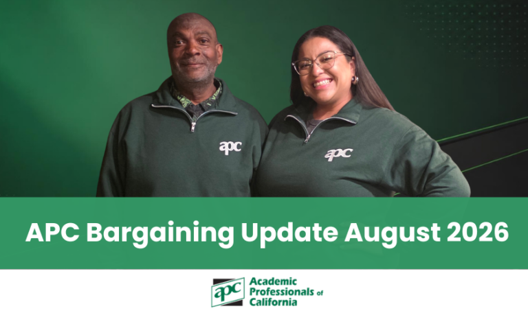 APC Bargaining Update August 2026 title